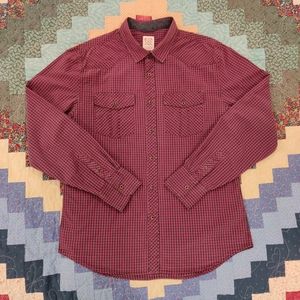 Levi's👖Slim Western Shirt Red & Black Check